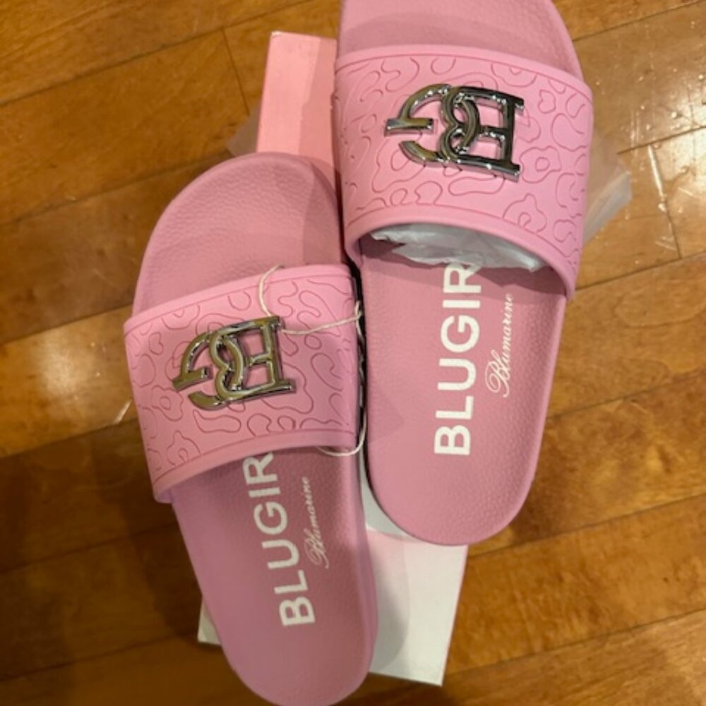 Blugirl  Blumarine slides, Italian size 39, US 9, new with box